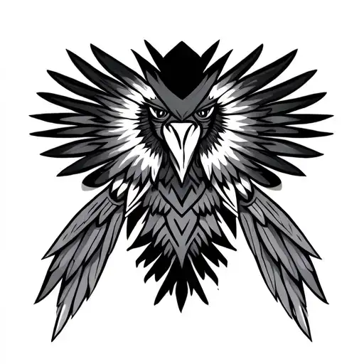 Navajo Thunderbird tattoo design idea