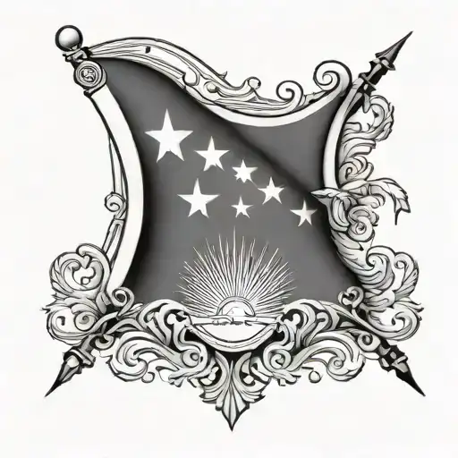 philippines flag tattoo design idea