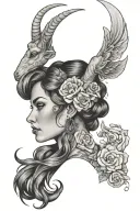 Adrianna, Capricorn, mom, wife, entrepreneur tattoo design idea