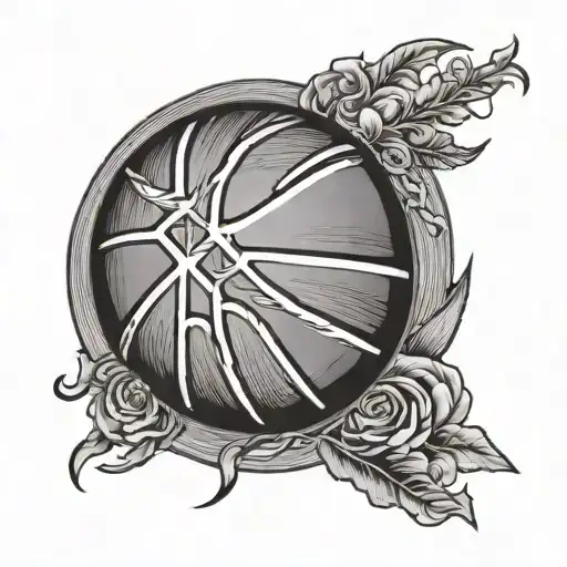 605 basketball south dakota tattoo design idea