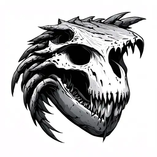 Ark Specimen Implant tattoo design idea