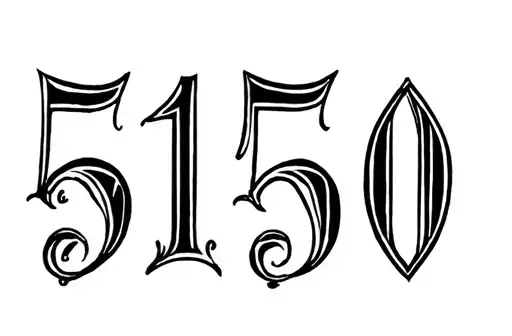 "5150" tattoo design idea