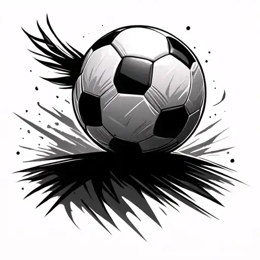 Barcelona football club with visca Barca  tattoo design idea