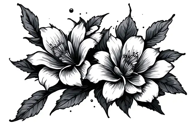 444 Abi tattoo design idea