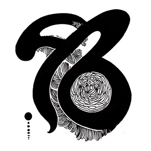 boredom symbol tattoo design idea