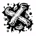 boredom symbol tattoo design idea