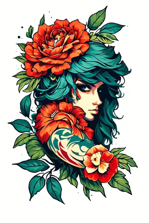 Bicep tattoo design idea