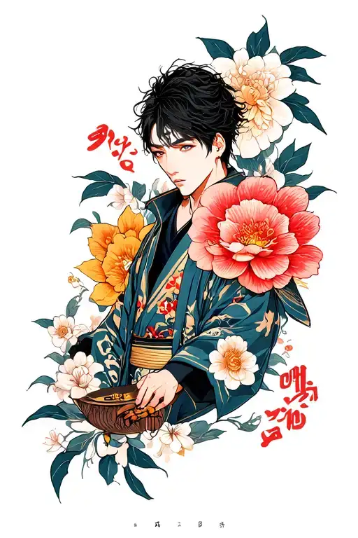 Korean Boyband BTS or Bangtan tattoo design idea