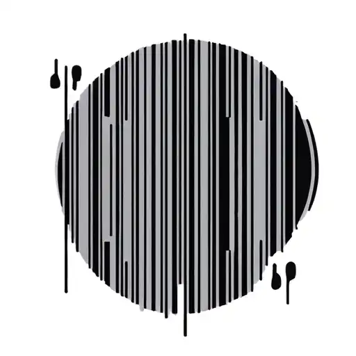 bar code tattoo design idea