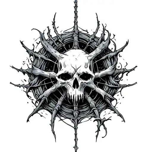 Web Of Wyrd tattoo design idea