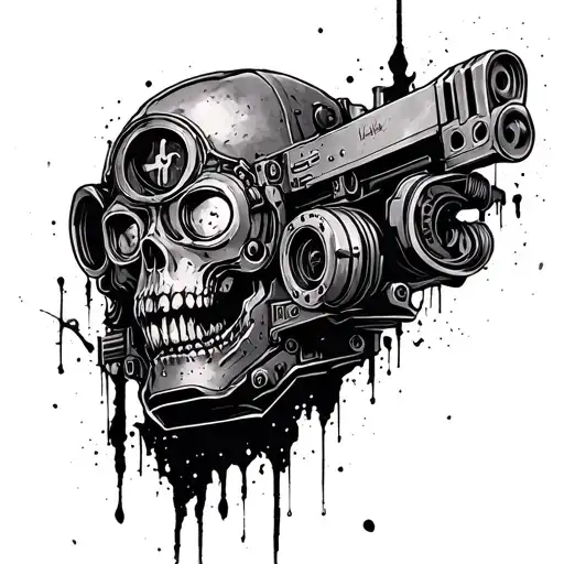 Bioshock video game tattoo design idea