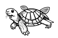 Turtle kicks Rabbit tattoo design idea