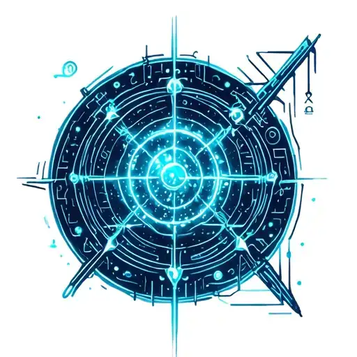 aquarius constellation tattoo design idea