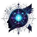 aquarius constellation tattoo design idea