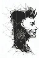 adhd brain tattoo design idea