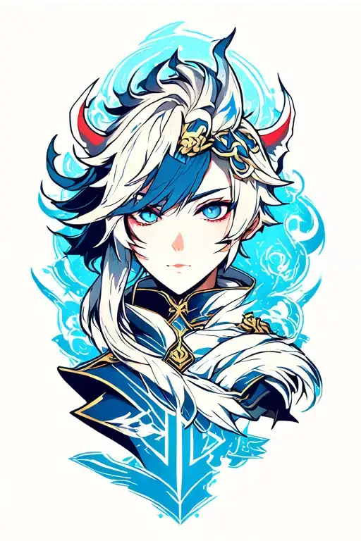 Zenitsu Demon Slayer tattoo design idea