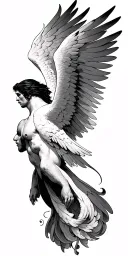 Icarus tattoo design idea