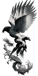 Icarus tattoo design idea