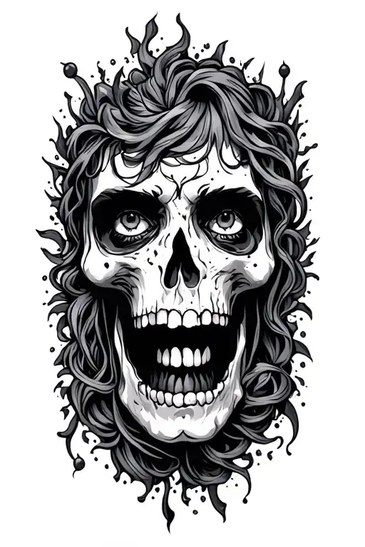 Pain Comes Strength tattoo design idea