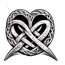 Celtic Love Knot tattoo design idea
