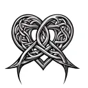 Celtic Love Knot tattoo design idea