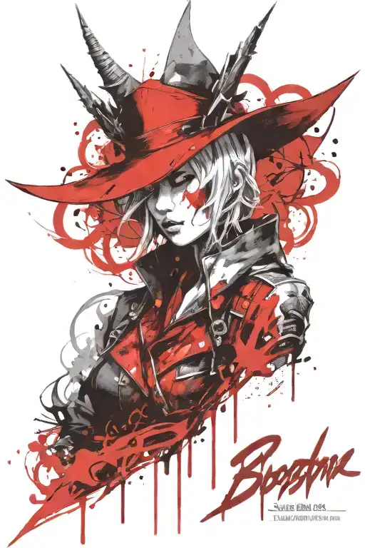 bloodborn lady maria tattoo design idea