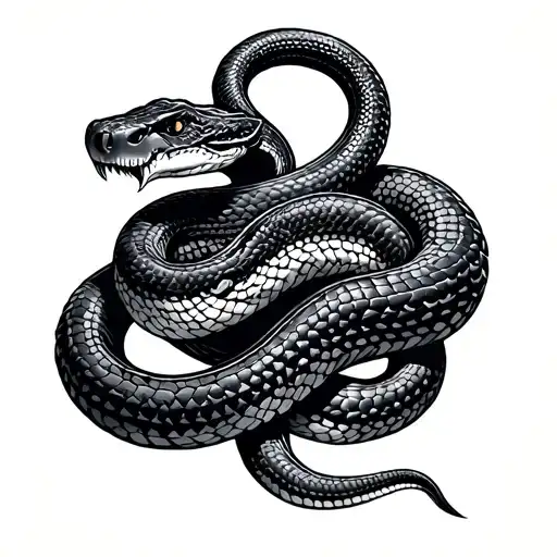 join or die snake tattoo design idea