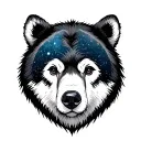 Ursa Major Constellation tattoo design idea