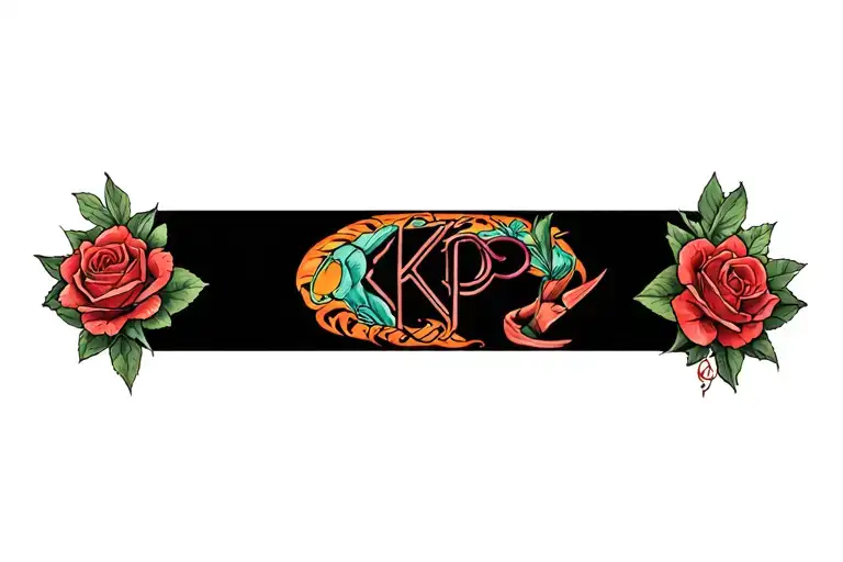 Kp tattoo design idea