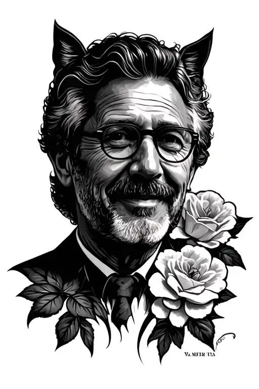 my dad memorial tattoo design idea