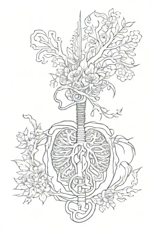 organ donation tattoo associated tattoo design idea