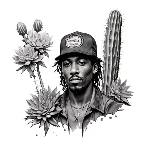 cactus jack travis scott utopia tattoo design idea