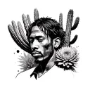 cactus jack travis scott utopia tattoo design idea