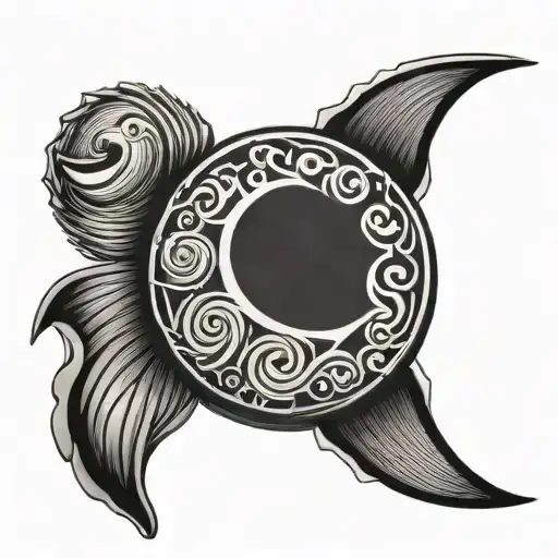 pisces Naruto seal tattoo design idea