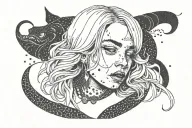 Billie Eilish tattoo design idea