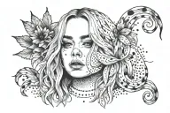 Billie Eilish tattoo design idea