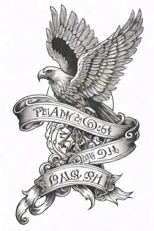 Psalm 91 tattoo design idea