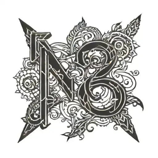 Rex and Saj in mirror ambigram tattoo tattoo design idea