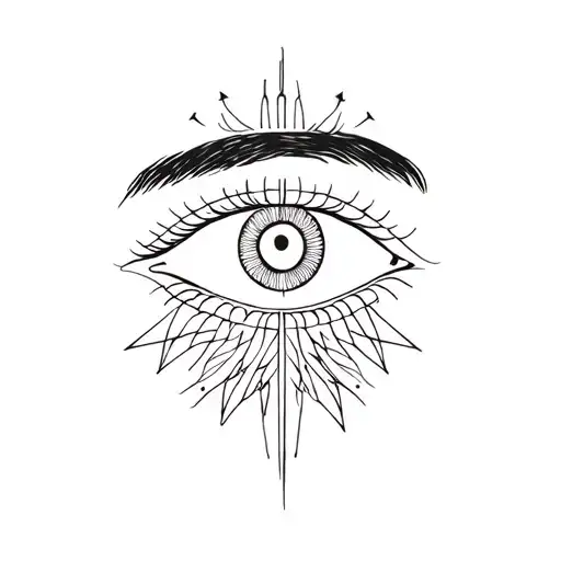 virgo zodiac sign alex grey eyes tattoo design idea