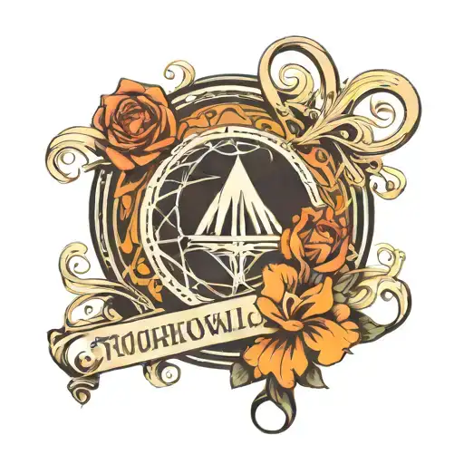 tomorrowland logo tattoo design idea