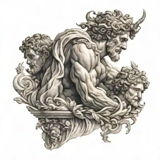 gods Olympus tattoo design idea