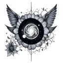 Zen Astro Famille tattoo design idea