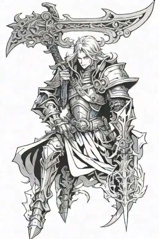 Albeda from the Overlord anime  tattoo design idea