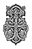Celtic cross tattoo design idea