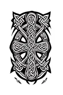 Celtic cross tattoo design idea