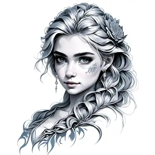 Elsa zander tattoo design idea