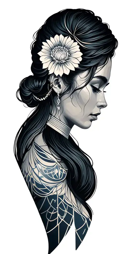 photographer couple Virgo tattoo design idea