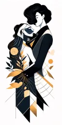 photographer couple Virgo tattoo design idea