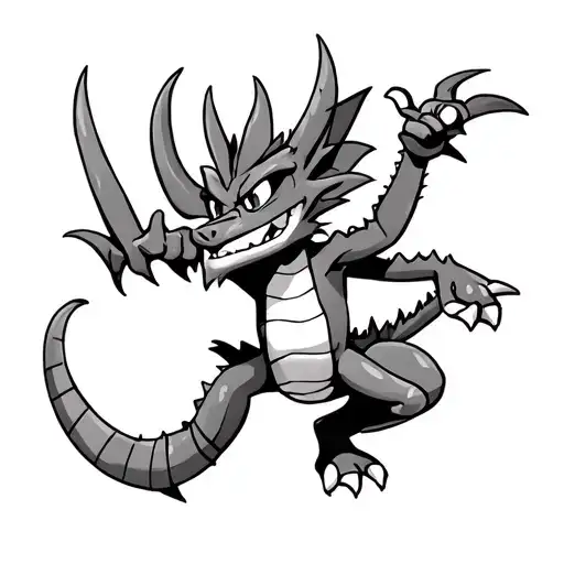 crash bandicoot riding spyro the dragon tattoo design idea