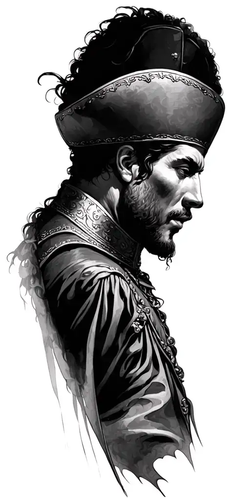 Spanish matador tattoo design idea